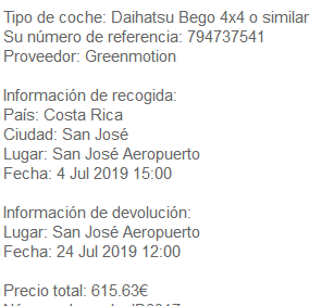 Rentalcars opiniones