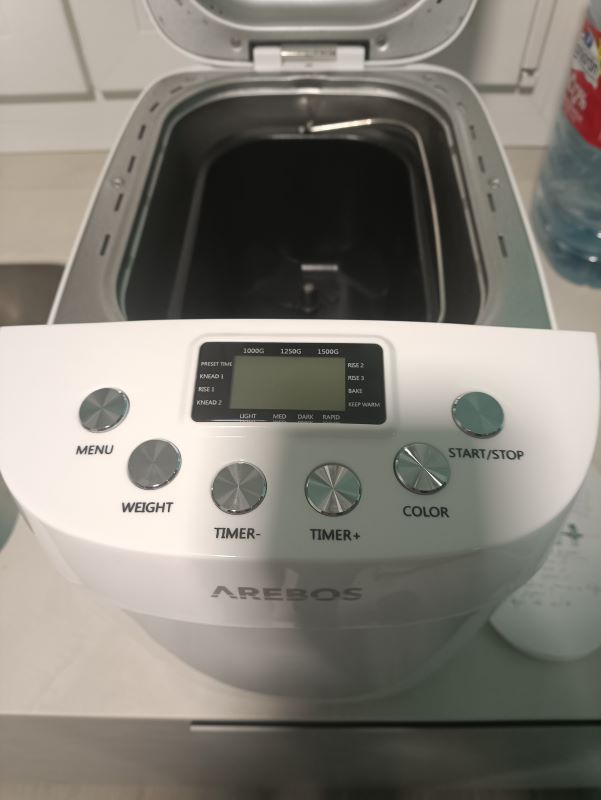 Panificadora Arebos 1500g Panificadora Arebos 1500g